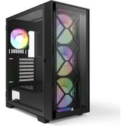 Montech AIR 1000 Premium Midi Tower Tempered Glass Zwart Behuizing