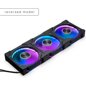 Phanteks D30 PWM Reverse Airflow D-RGB 120MM Black 3-pack