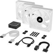 Corsair-iCUE-LINK-QX120-RGB-120mm-PWM-Fans-Starter-Kit-White