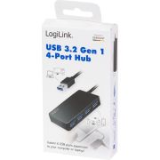 LogiLink-UA0396-interface-hub-USB-3-2-Gen-1-3-1-Gen-1-Type-A-5000-Mbit-s-Zwart