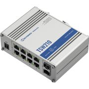 Teltonika TSW210 netwerk- Unmanaged Gigabit Ethernet (10/100/1000) Aluminium netwerk switch