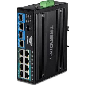 Trendnet TI-BG104 netwerk- Unmanaged Gigabit Ethernet (10/100/1000) Power over Ethernet (PoE) netwerk switch