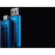 Kingston-Technology-IronKey-Keypad-200-USB-flash-drive-256-GB-USB-Type-A-3-2-Gen-1-3-1-Gen-1-Blauw