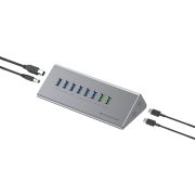 Conceptronic-HUBBIES18G-interface-hub-USB-3-2-Gen-1-3-1-Gen-1-Type-B-5000-Mbit-s-Grijs