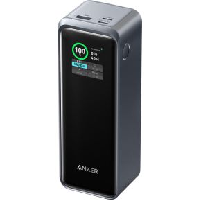 Anker-Prime Power Bank-27,650mAh 3-Port 250W Portable Charger (99.54Wh) Smart App-Compatible with MacBook Pro/Air, iPhone 15/14/13 Series, Samsung, Dell, and More (Charging Base No