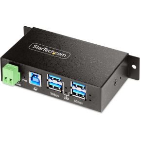 Startech StarTech.com 4-Port Managed USB Hub met 4x USB-A, Heavy Duty met Industriële Stalen Behuizing, ESD &