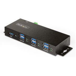 Startech StarTech.com 7-Port Managed USB Hub met 4x USB-A, Heavy Duty met Industriële Stalen Behuizing, ESD &