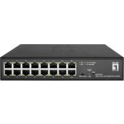 LevelOne GES-2216 netwerk- Managed L2 Gigabit Ethernet (10/100/1000) Zwart netwerk switch