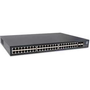LevelOne GTU-5211 netwerk- Unmanaged Gigabit Ethernet (10/100/1000) Zwart netwerk switch