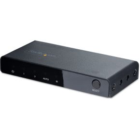 StarTech.com 2-Port 8K HDMI Switch, HDMI 2.1 Switcher 4K 120Hz HDR10+, 8K 60Hz UHD, HDMI Videoschake