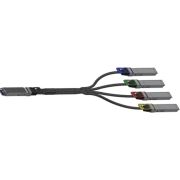 Nvidia MCP7Y50-N001 InfiniBand-kabel 1 m OSFP 4xOSFP Zwart