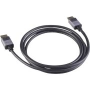 Akasa-AK-CBDP24-20BK-DisplayPort-kabel-2-m-Zwart-Grijs