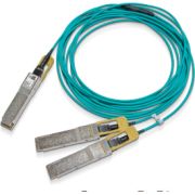 Nvidia MFS1S50-H020V Glasvezel kabel 20 m QSFP56 2x QSFP56 Blauw