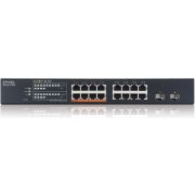 Zyxel XMG1915-18EP Managed L2 2.5G Ethernet (100/1000/2500) Power over Ethernet (PoE) netwerk switch