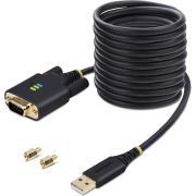 StarTech-com-1P10FFC-USB-SERIAL-seri-le-kabel-Zwart-3-m-USB-Type-A-DB-9