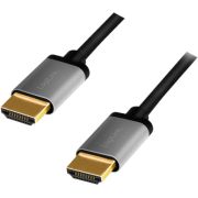 LogiLink-CHA0101-HDMI-kabel-2-m-HDMI-Type-A-Standaard-Zwart-Grijs