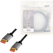 LogiLink-CHA0106-HDMI-kabel-3-m-HDMI-Type-A-Standaard-Zwart-Grijs