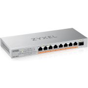 Zyxel XMG-108HP Unmanaged 2.5G Ethernet (100/1000/2500) Power over Ethernet (PoE) netwerk switch