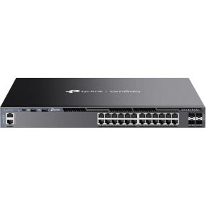 TP-Link Omada SG6428X netwerk- Managed L3 Gigabit Ethernet (10/100/1000) 1U Zwart netwerk switch
