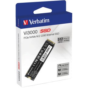 Verbatim Vi3000 PCIe NVMe M.2 512GB PCI Express 3.0 2.5" SSD
