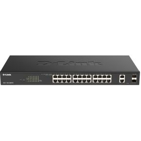D-Link DGS-1100-26MPV2/E netwerk- Managed L2 Gigabit Ethernet (10/100/1000) Power over Etherne netwerk switch