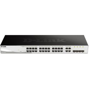 D-Link DGS-1210-24 Managed L2 Gigabit Ethernet (10/100/1000) 1U Zwart netwerk switch