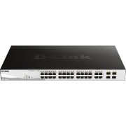 D-Link-DGS-1210-24P-Managed-L2-Gigabit-Ethernet-10-100-1000-Power-over-Ethernet-PoE-Zwart-netwerk-switch
