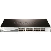 D-Link DGS-1210-28P Managed L2 Gigabit Ethernet (10/100/1000) Power over Ethernet (PoE) 1U netwerk switch