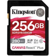 Kingston-Technology-256GB-Canvas-React-Plus-SDXC-UHS-II-280R-150W-U3-V60-voor-Full-HD-4K