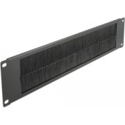 Delock 66482 19" kabelbeheerborstelstrip 2U zwart
