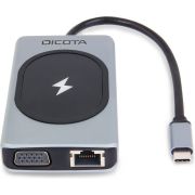 DICOTA-D32059-interface-hub-USB-Type-C-Zwart-Zilver