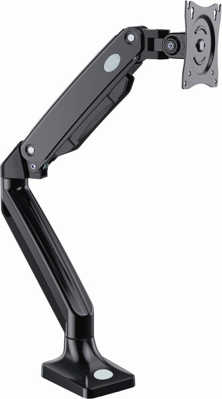 Gembird Single Monitorarm 35  Zwart