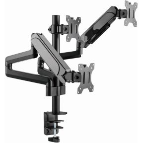 Gembird MA-DA3-01 Triple Monitor Arm 27  Zwart