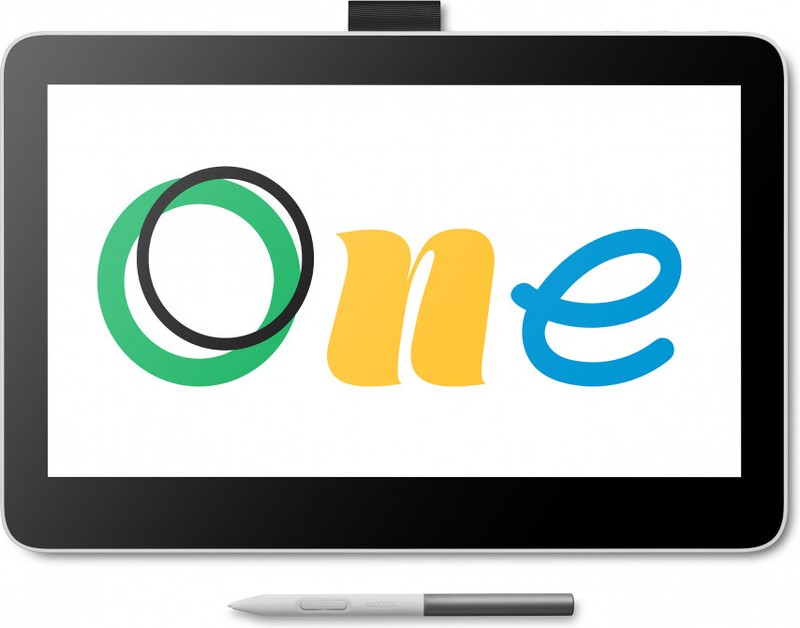 Wacom One 13 touch grafische tablet Wit 2540 lpi USB