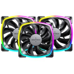 Montech AX120 PWM 3-Pack Zwart