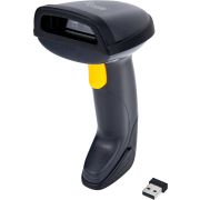 Equip 351024 barcode-lezer Draagbare streepjescodelezer 1D/2D LED Zwart