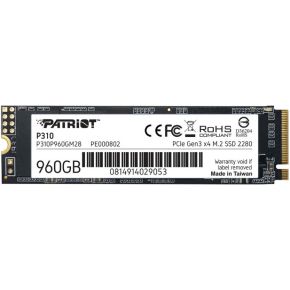 Patriot Memory P310P960GM28 internal solid state drive M.2 960 GB PCI Express 4.0 NVMe