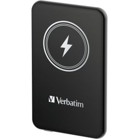 Verbatim Verbatim Charge 'n' Go Magnetische Draadloze Power Bank 5000mAh Zwart