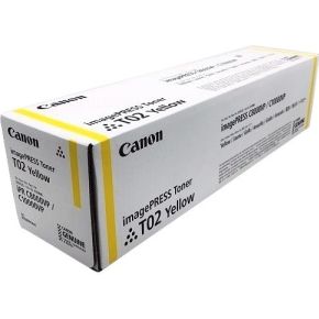 Canon T02 tonercartridge 1 stuk(s) Origineel Geel