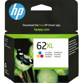 HP 62XL originele high-capacity drie-kleuren inktcartridge