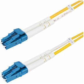 StarTech.com 5m LC naar LC (UPC) OS2 Single Mode Duplex Glasvezel Kabel, 9/125µm, Laser Optimized, 1
