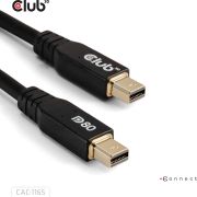 CLUB3D Mini-Displayport To Mini-Displayport DP80 Bi-Directional VESA Certified 1m Kabel