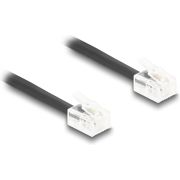 DeLOCK 90224 telefoonkabel 3 m Zwart