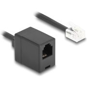 DeLOCK 90232 telefoonkabel 3 m Zwart