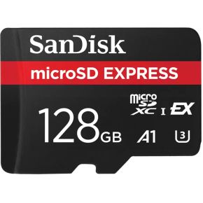 SanDisk Express 128GB MicroSDXC Geheugenkaart