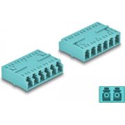 DeLOCK 87927 glasvezeladapter LC/LC 1 stuk(s) Aqua-kleur