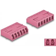 DeLOCK 87928 glasvezeladapter LC/LC 1 stuk(s) Violet