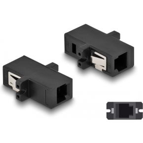 DeLOCK 87933 glasvezeladapter MT-RJ/MT-RJ 1 stuk(s) Zwart