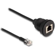 DeLOCK 87955 telefoonkabel 0,3 m Zwart