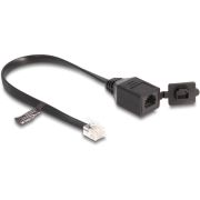 DeLOCK 88009 telefoonkabel 0,2 m Zwart